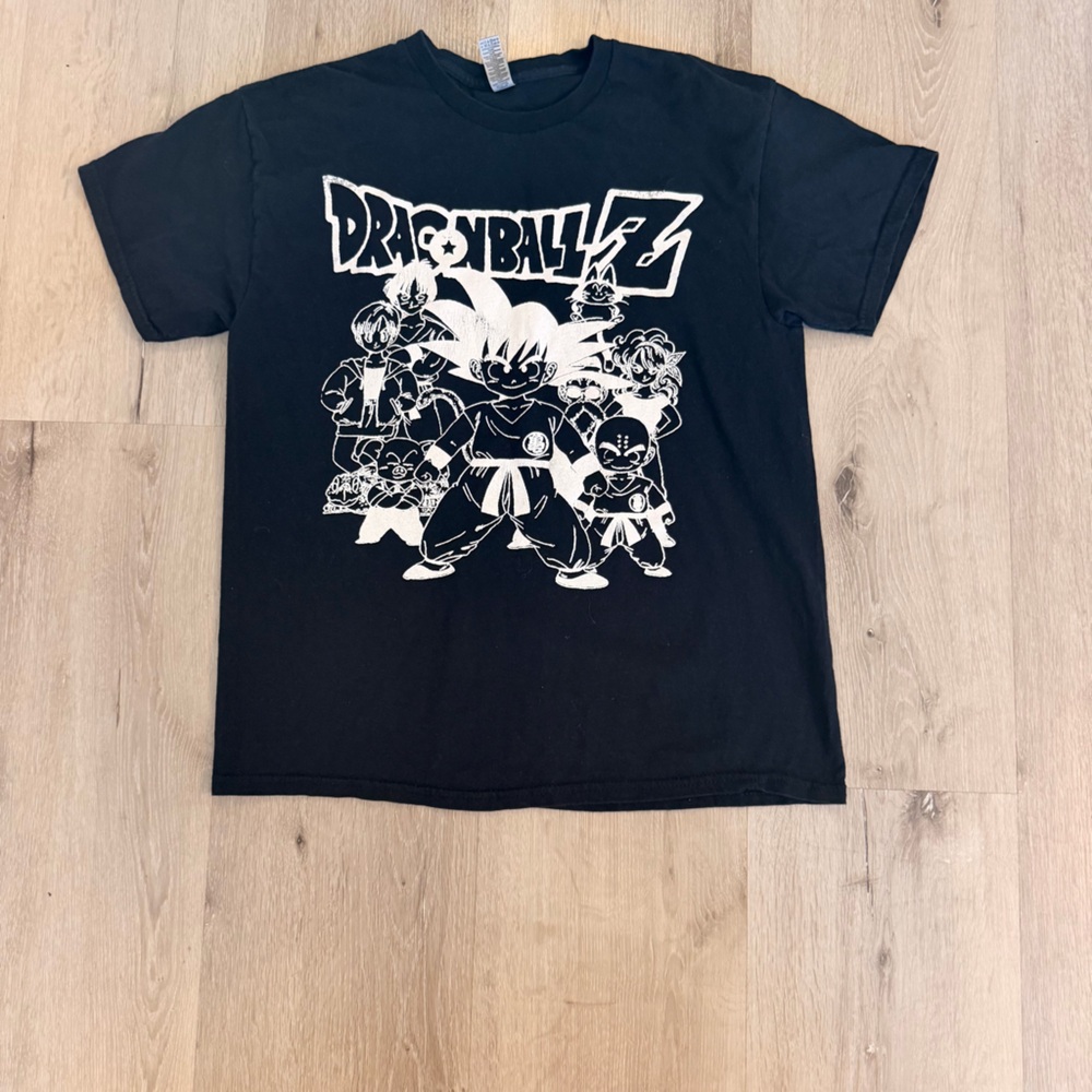 DBZ Character Collage Tee - Line Art Style Size Large